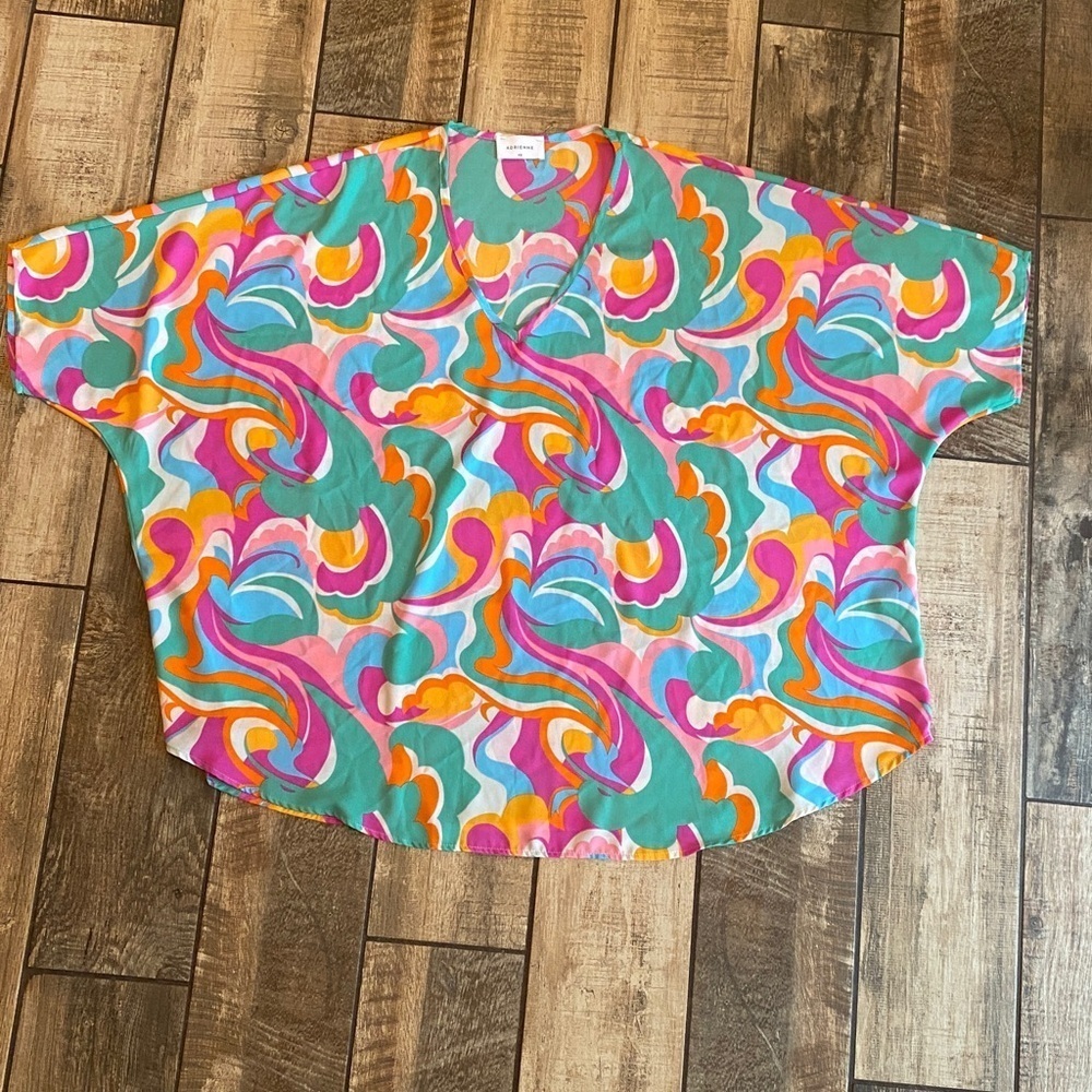Adrienne Multicolor Abstract blouse - Picture 4 of 9